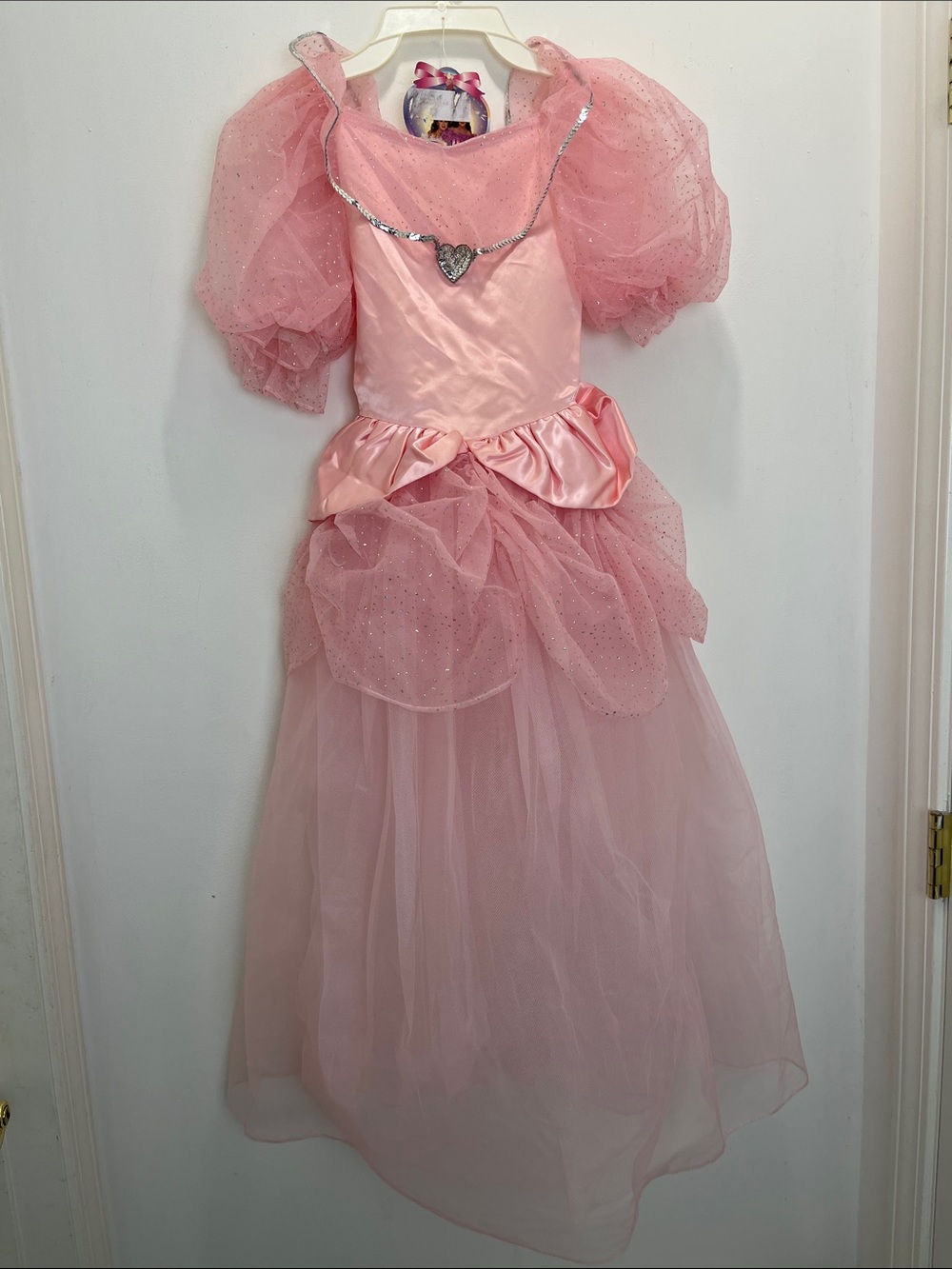 New Pink Heart Princess Costume S Kids